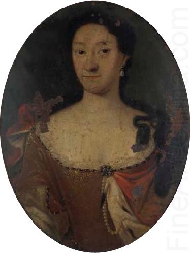 Portrait of Anne Marie dOrleans, Maria Giovanna Clementi